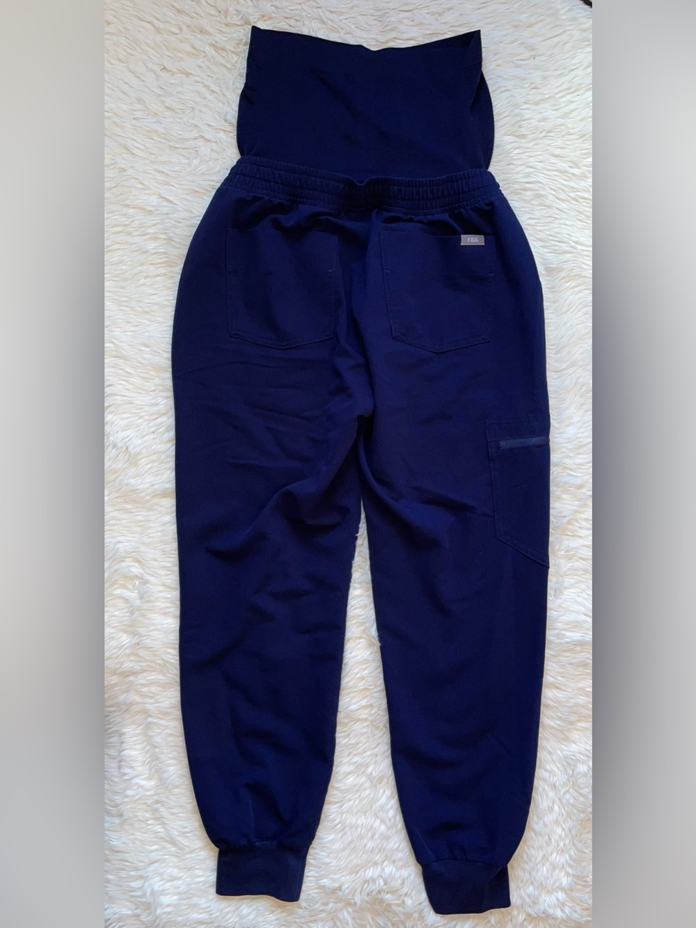 Figs maternity scrub pants joggers navy blue women’s S small technical collectio - Picture 3 of 4